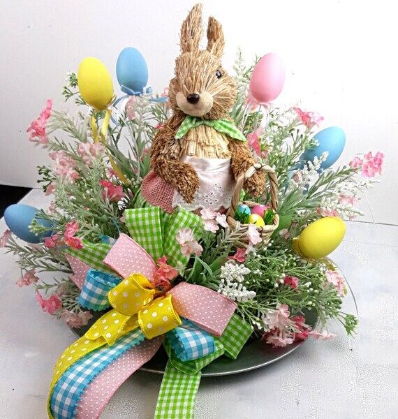 spring easter table preserved 2