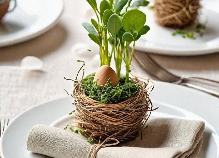 spring easter table preserved 5